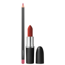 Kit M·A·C MACximal Chili + Lip Pencil Soar, 2 produtos.