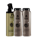 Kit Sillage Premium Curl-Revealing Cacheados Trio, 3 produtos.