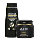 Kit Sillage Hidratação Intensiva Reparador Duo Care, 2 produtos.