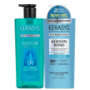 Kit Kerasys Keratin Bond Silky Moisture + Advanced Moisture Ampoule, 2 produtos.