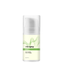 Frasco branco de gel corporal da marca Vibroplay, com rótulo verde contendo a palavra "Menta". O produto é apresentado em embalagem com design minimalista e ondulações gráficas.