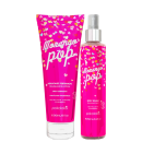 Kit Pokoloka Morango Pop Hidratante Corporal + Body Splash