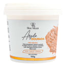 Embalagem de 100g de argila dourada da marca Blue Moon, com rótulo destacando ser 100% natural e indicado para uso facial, capilar e corporal, estimulando a produção de colágeno e devolvendo vitalidade e elasticidade à pele.