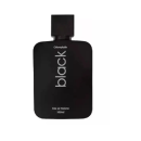 Frasco de perfume Chlorophylla de 100ml, com embalagem preta fosca e texto em branco destacando a marca "black". Produto de beleza com design minimalista e elegante.