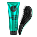 Tratamento capilar adicificante redutor de pH da marca Haskell. Acompanha uma escova mágica.