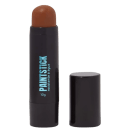 Barra de maquiagem em embalagem preta com rótulo azul "Paint Stick" da marca Catharine Hill, contendo 10g do produto. A barra é de cor marrom e possui formato cilíndrico.