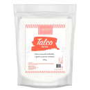 O produto apresentado é um talco neutro da marca Labotrat, em uma embalagem plástica branca de 500g.