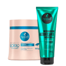 Kit Haskell Bendito Loiro + Supermáscara Acidificante, 2 produtos.