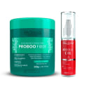 Máscara capilar Proboo Fiber e reparador de pontas Absolut Oil, da marca Prohall Cosmetic.