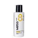 A imagem mostra um frasco de condicionador da linha Nutri Deep da marca Moss. O frasco é branco com detalhes em amarelo e preto. Possui capacidade de 120ml. O design é minimalista e moderno