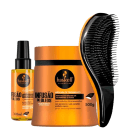 Kit Haskell Infusão de Óleos + Escova Mágica, 3 produtos.