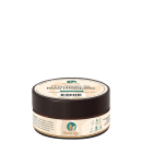 O produto apresentado é um pote de manteiga de rosa mosqueta da marca Oleoterapia Brasil. O pote é de cor marrom escuro, com um rótulo verde e branco que exibe o nome da marca e do produto.