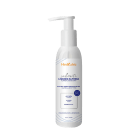 Frasco branco com bomba doseadora contendo sabonete líquido Altheia da Medicatriz, com informações sobre ingredientes e benefícios na embalagem.