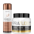 Escova Progressiva Borabella Perfecta 1L + Máscara Capilar Pratudo 1kg