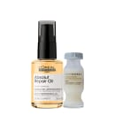 Kit L'Oréal Professionnel Absolut Repair Oil + Cortex Lipidium, 2 produtos.