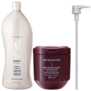 Kit Senscience com Balance Shampoo 1 Litro + Máscara Inner Restore Intensif 500g + Válvula Pump