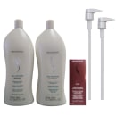 Kit Senscience Silk Moisture Shampoo 1L + Condicionador 1L + CPR 2x25ml + 2 Válvulas Pump