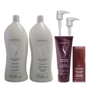 Kit Senscience Silk Moisture Shampoo 1L e Condicionador 1L + Inner Restore 200ml + CPR 2x25ml + Válvulas Pump