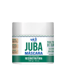 Juba Máscara Reconstrutura da Widi Care, em embalagem branca com detalhes em azul e verde, contendo 500g de óleo de girassó para tratamento capilar.