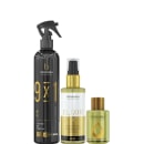 Produtos da marca Borabella: Fluido Brush 300ml + Óleo Elixir 60ml + Óleo de Argan 7ml