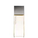 O frasco possui um design retangular com uma tampa prateada e o nome da marca "Truth Calvin Klein" impresso na parte frontal em letras douradas. Visual elegante e minimalista.