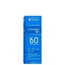A imagem mostra uma caixa de creme facial clareador da marca Capim Limão. É um creme facial com colágeno e fator de proteção solar 60. A embalagem é azul com detalhes informativos em branco e destaca a frase "Clareador 3 em 1".