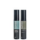 Kit com loções protetoras antiatrito e pré água, da marca 958.