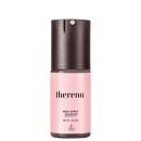 A imagem mostra o body spray desodorante Therena: embalagem cilíndrica com rótulo em rosa claro, exibindo o nome do produto "therena" em letras minúsculas pretas.