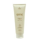 Produto de higiene corporal Effie Shower Gel 2 em 1 da marca Thera Cosméticos. Embalagem plástica branca de 250ml. Rótulo com texto "Effie Shower Gel 2 em 1 Cabelo e Corpo" em letras douradas, indicando que é um gel de banho para cabelo e corpo.