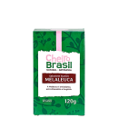 Sabonete da marca Cheiro Brasil de 120g. Embalagem retangular com estampas de folhagens. Descrição em indicando que é um sabonete natural, artesanal e vegano com propriedades antissépticas, anti-inflamatórias e fungicidas.