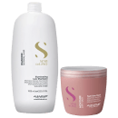 Kit Alfaparf Semi Di Lino Moisture Nutritive + Diamond Illuminating Basic Care, 2 produtos.