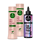 Kit Haskell Ora Pro Nóbis + Lamelar, 3 produtos.
