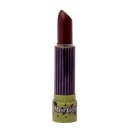 A imagem mostra um batom em bala com base abacate, corpo com listras pretas.