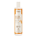 Condicionador da linha Nutri Waves da marca Apice Cosméticos. A embalagem é um frasco branco com detalhes em laranja, contendo 300 ml do produto. Também é indicado que o produto é 100% vegano.