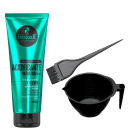 Kit Haskell Acidificante + Cumbuca + Pincel, 3 produtos.