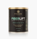 A imagem mostra uma lata de suplemento com rótulo preto.