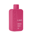 Escova progressiva orgânica Nuance Professional. O rótulo indica que o produto contém óleo de argan, manteiga de karité e um complexo de proteínas, sendo destinado ao tratamento capilar.