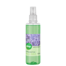 Spray de ambiente Alfazema da marca Alop Aromas. Rótulo com o logotipo Alop Aromas e informações do produto em verde e branco. Embalagem de 250ml com borrifador branco na parte superior.