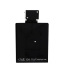 Frasco de perfume preto e branco da marca Armaf, com o nome "Club de nuit intense man" impresso no rótulo. O frasco possui um design minimalista e elegante, com detalhes em metal.