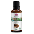 Frasco de óleo vegetal extravirgem de castanha-do-pará da marca Phytoterapica, com rótulo branco e verde, apresentando informações sobre o produto e sua origem natural.