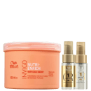 Kit Wella com Máscara Invigo Nutri-Enrich 500ml, óleo Oil Reflections 30ml, e Oil Light 30ml