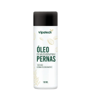 Óleo de massagem para pernas da marca Vipotech, em frasco branco com rótulo verde e detalhes em amarelo, contendo 150 ml do produto.
