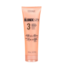 Leave-in da série Blonde Spa da marca Essendy. O produto é descrito como um leave-in com reposição proteica, indicando que se trata de um tratamento para cabelos loiros.