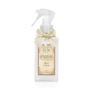 Frasco de spray plástico transparente com rótulo bege e dourado, contendo "Aromatizador de Ambientes" com aroma de "Maçã com Canela" da marca Empório Essenza, Serra Gaúcha.