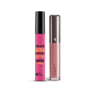 Kit Máscara de Cílios Divina Preté Volume Alonga Curva e Define + Batom Líquido Supermate Rosetali