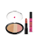 Kit Pó Multiefeitos + Máscara de cílios Divina Preté Volume Alonga Curva e Define + Batom Mate Veludo Marronterra
