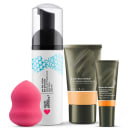 Kit Corretivo Aqua cor 05 + Base Aqua cor 04F + Espuma de Limpeza Tchau Poluição + Esponja Facial