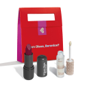 Batom Vermelho 3,8g + Gloss Incolor 9,5ml + Sacola Presenteável.