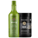 Kit Inoar Argan Oil System Promo Cabelo Perfeito Ano Todo (2 Produtos)