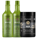 Kit Inoar Argan Oil System Tratamento Profissional (3 Produtos)